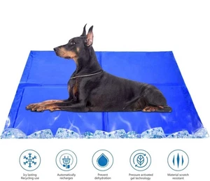 Cooling Gel Mat Self Cooling Cushion Pad Summer Hot Weather Sleeping Bed Dog Pet