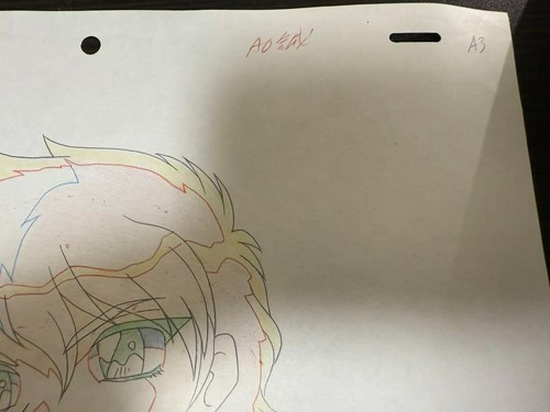 Magic Knight Rayearth Cel Shidou Hikaru Anime Production Art CLAMP Cel Animation - Picture 9 of 9