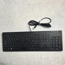 HP Business Slim Smartcard Keyboard Wired USB Black TPC-C001K 911502-001
