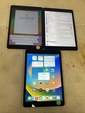 LOT OF 3 Apple iPad (7th Gen) A2197 32 GB, Wi-Fi, Space Gray READ* Description
