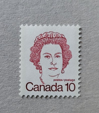 canada stamp #593aiii - Queen Elizabeth II (1976) 10¢ Medium fluorescence MNH OG