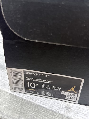 Nike Air Jordan Retro Lift Off Mid Shoes White Black AR4430-101 Mens Size 10.5 - Picture 11 of 12