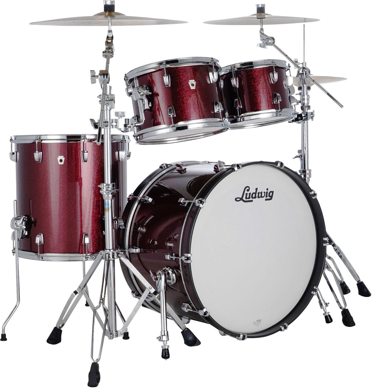 Упаковка из ракушек Ludwig NeuSonic из 4 частей - Merlot Super Sparkle 370390₽