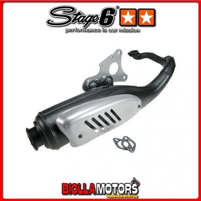 S6-9219500 Sportauspuff Stage6 Street (mit Zulassung) Tria MOTOR 50ccm 2t