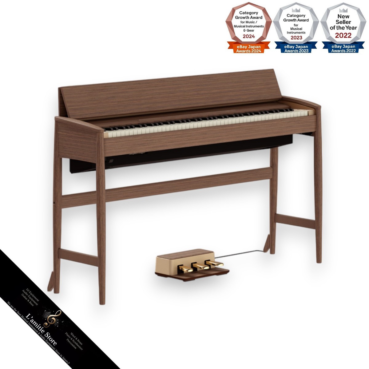 Roland KARIMOKU KIYOLA KF-20-KW Electric Piano Walnut KF20KW KF20