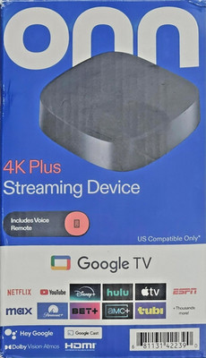 onn 4K Plus Google TV Streaming Device