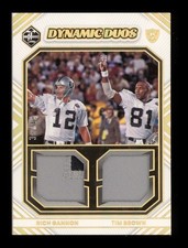2022 Limited: Tim Brown/R.Gannon Dynamic Duos Gold Relics /49 NM-MT OR BETTER