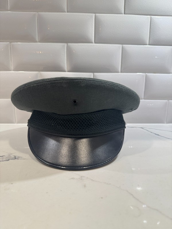 1977 U.S.  Army Service VIsor Hat Wool Size 6 7/8 - Surplus - Good
