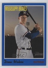 2019 Topps Heritage Minor League Edition Blue 58/99 Drew Waters #52 d4v