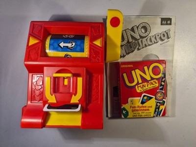 Uno Wild Jackpot Slot Machine mit Kartenspiel Funpack und Anleitung