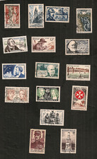 1956 LOT TIMBRES YT 1050 1051 1052 1053 1054 1055 1056 1057 1058 1059 1060 1061