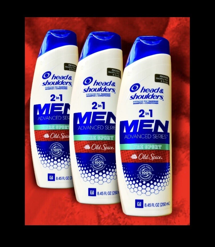 Champú y acondicionador cabeza y hombros 3 PK con Pure Sport OLD SPICE 250 ml cada uno Foto 4 de 4