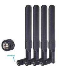 4Pcs 8dBi RP-SMA SMA Antenna 2.4/5.8GHz for WiFi Router USB Adapter Camera