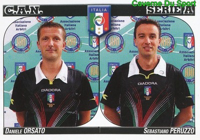 A8 ORSATO - PERUZZO REFEREES STICKER FOOTBALLERS 2012 PANINI