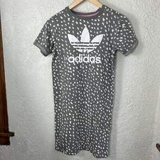 Adidas  Leopard Spotted Mini Tee Shirt Dress NWT Size S