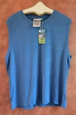 NWT Jungmaven Malibu Muscle T-shirt Dazed & Confused Blue Hemp & Cotton L Shirt