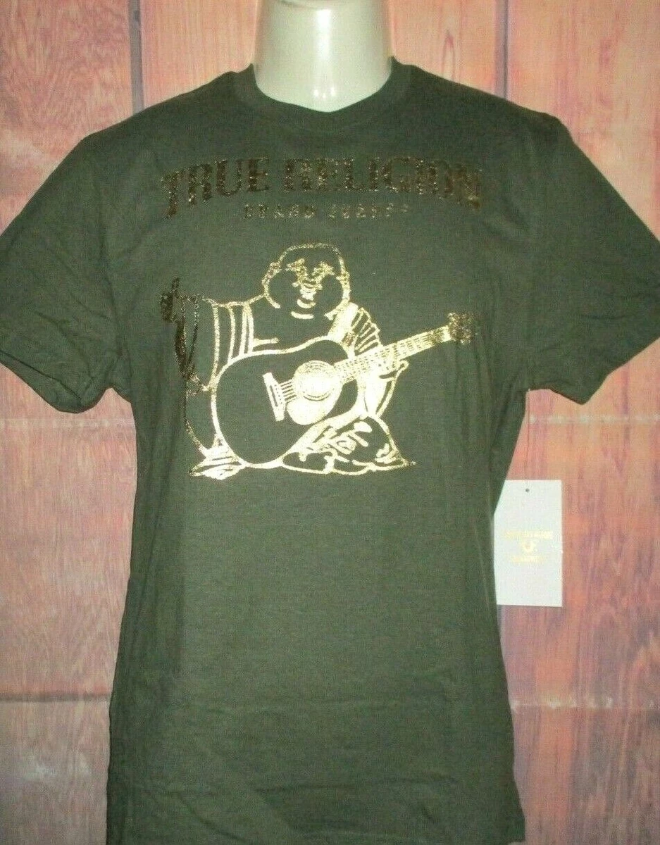 MENS TRUE RELIGION LOUNGEWEAR BUDDHA OLIVE GREEN T SHIRT SIZE M eBay