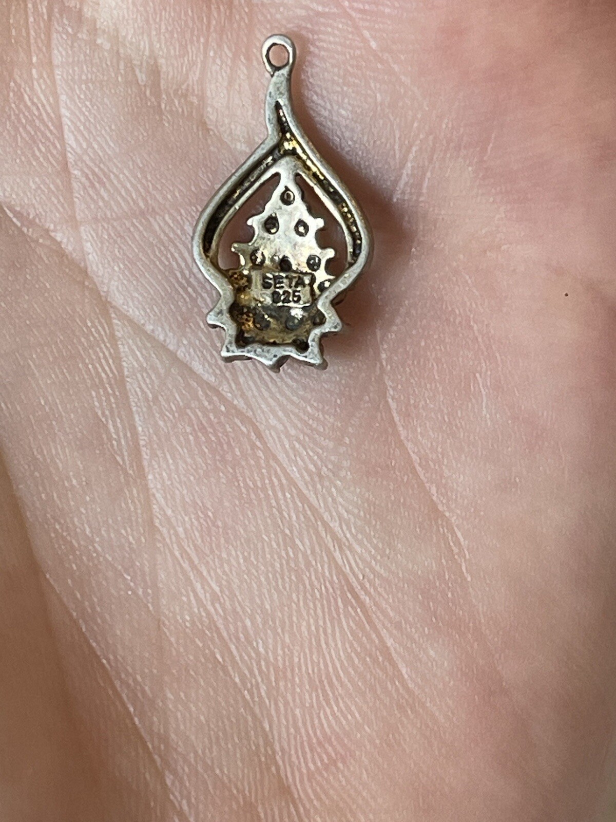 DESIGNER SIGNED SETA STERLING SILVER MARCASITE PE… - image 6