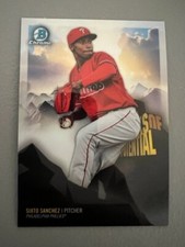 QTY: 2018 Bowman Chrome Sixto Sanchez PHILLIES Peaks of Potential Rookie #PP-SS