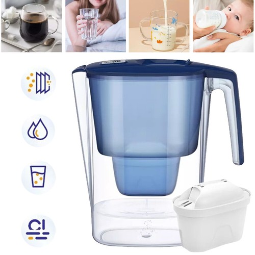 Large Capacity 3.6L Water Jug Water Filter Fridge Jug With Cartridge AU STOCK - Picture 2 of 24