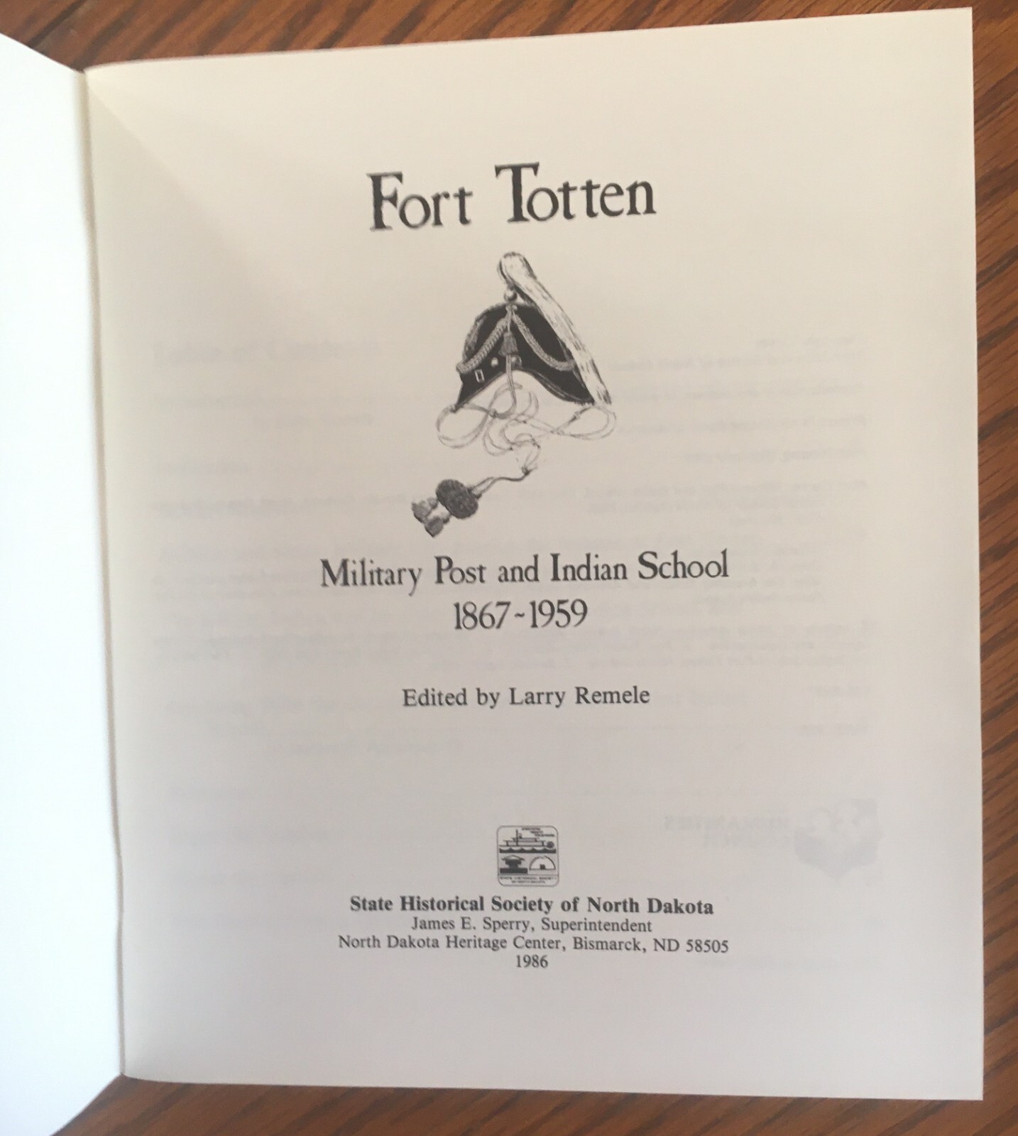 North Dakota HIst Fort Totten Military Post and Indian School