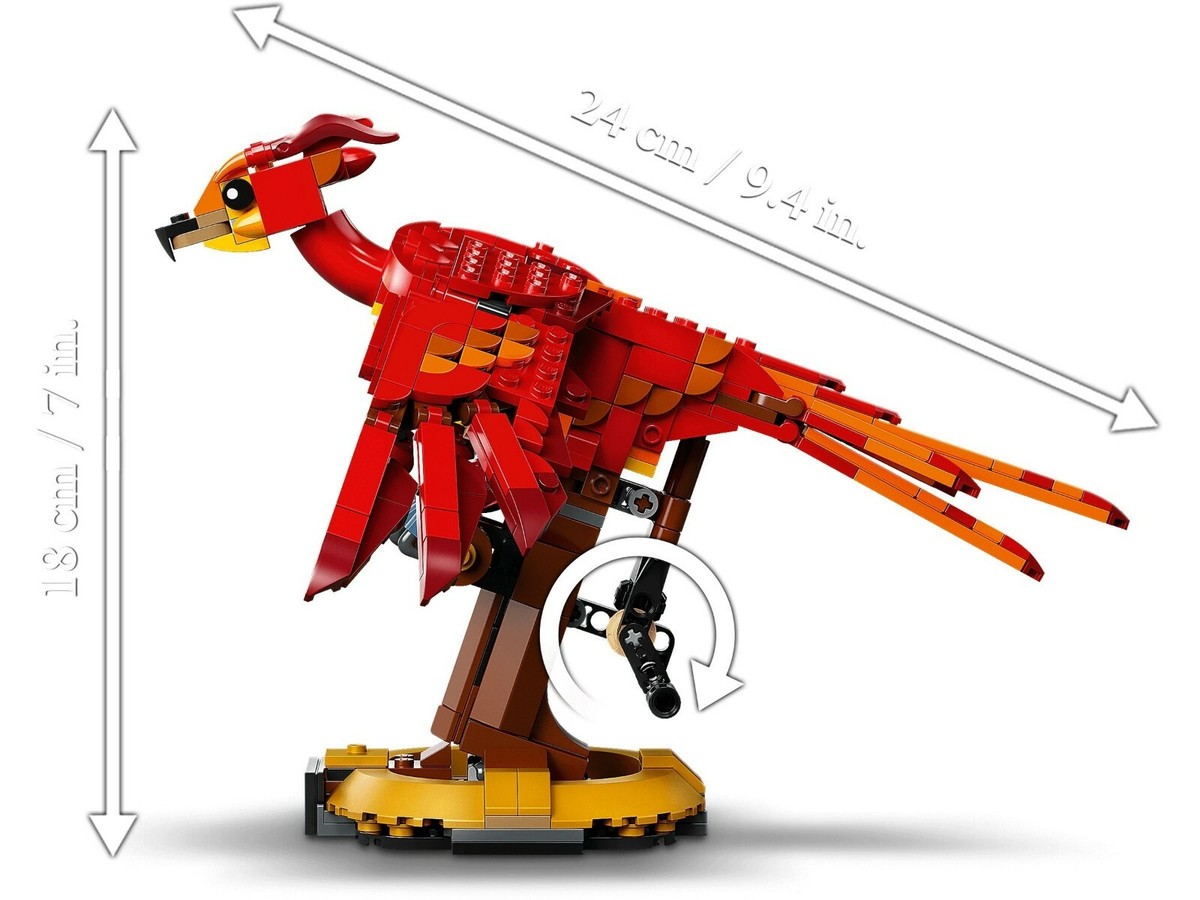 LEGO Harry Potter (76394) Fawkes, Dumbledore's Phoenix - 597 pcs
