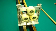 LATHE ROLLER REST  FOR ROUND OBJECTS POOL CUE REPAIRS LATHES 6in MADE IN THE USA