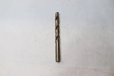 135-Deg Point Round w/ Flat Shank Maintenance Drill Bit HSS 9/64" x 4-5/8" OAL