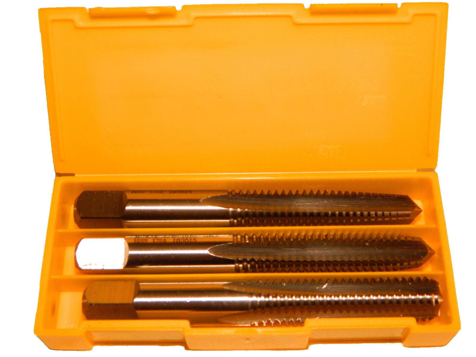 6 mm X 1.00 HSS Tap Set 3 Piece Taper Plug Bottoming M6 Metric Made In USA 7500