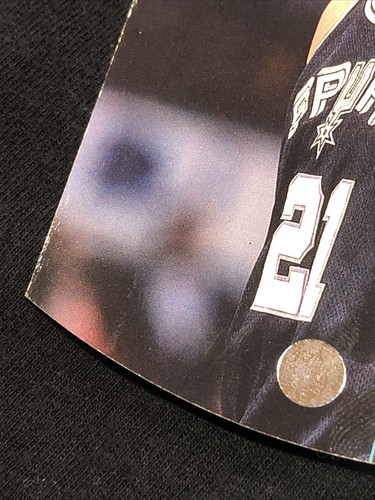 1997-98 Spx TIM DUNCAN RC Rookie Card #37 SKY BLUE SP CARD SPURS HOF CHAMP!๐ฅ๐ฅ - Picture 10 of 12