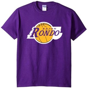 Rajon Rondo Los Angeles Lakers Logo T Shirt Ebay