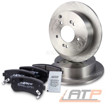 BREMSSCHEIBEN VOLL Ø284 + BREMSBELÄGE HINTEN FÜR HYUNDAI IX-35 2.0 4WD AB BJ 10