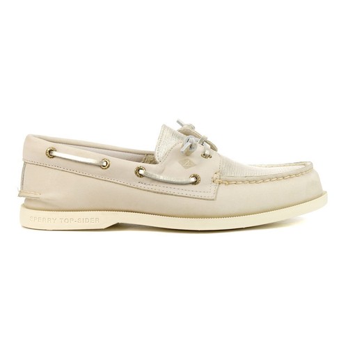Sperry Top-Sider Authentic Original Vida Plushwave Metallic Boat Shoe, Size 5 in Gold at Nordstrom Rack