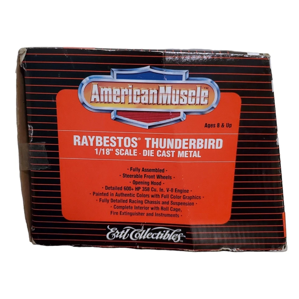 Jeff Burton #8 Raybestos 1995 Ford Thunderbird 1:18 coche diecast vintage Ertl Foto 4 de 4