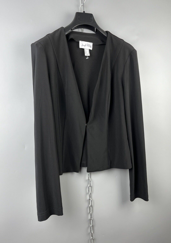 Joseph Ribkoff Womens Nylon Polyester Black Casual Blazer Jacket Size L - Picture 2 of 18