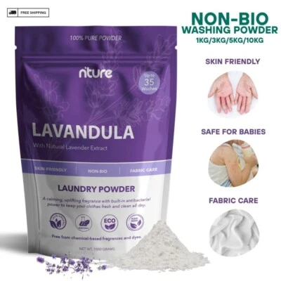 NTURE NON BIO WASHING POWDER/SENSITIVE SKIN CARE LAUNDRY POWDER/SOAP POWDER KIDS TOO