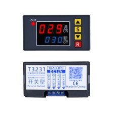 12V Digital LED Dual Display Cycle Timing Delay Timer Relay Module 0-999 Hours