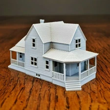Z-Scale - Sears Silverdale 1920s Kit Home - 1:220 Scale Building House