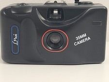 Lexxus Focus Free 35mm Film Camera Black Battery Free Model With Instructions