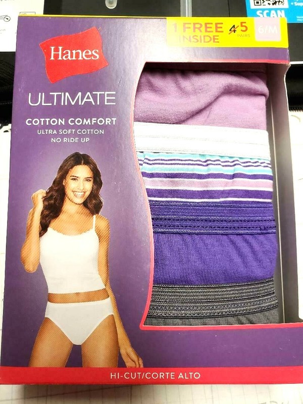 WHY PAY FULL RETAIL? HANES ULTIMATE COTTON COMFORT BRIEFS UNDERWEAR 5 PACK NEW!!
