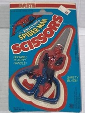 VTG Amazing Spiderman Plastic Handle Scissors...