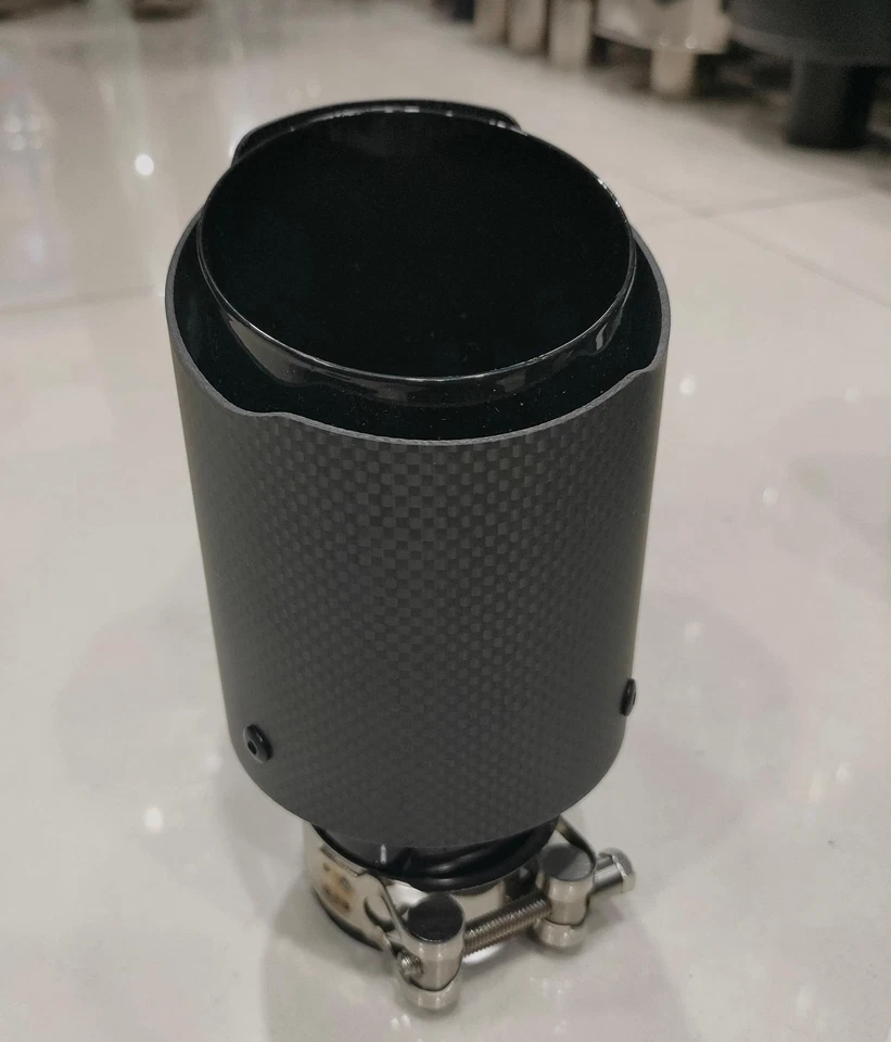 Carbon Fiber Rear Exhaust Muffler Tailpipe For 08-15 Land-Rover Freelander 2 (2P - Imagem 2 de 4