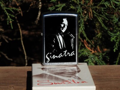 Zippo Lighter - Frank Sinatra - Singing - Ol' Blue Eyes Collection