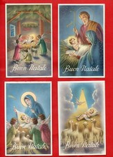 BUON NATALE - LOTTO SERIE DI 6 CARTOLINE FP - AUGURALE