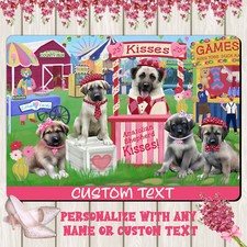 Anatolian Shepherd Dog Floor Mat Personalized Door Mat Valentine Day NWT
