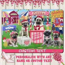 Anatolian Shepherd Dog Floor Mat Personalized Door Mat Valentine Day NWT