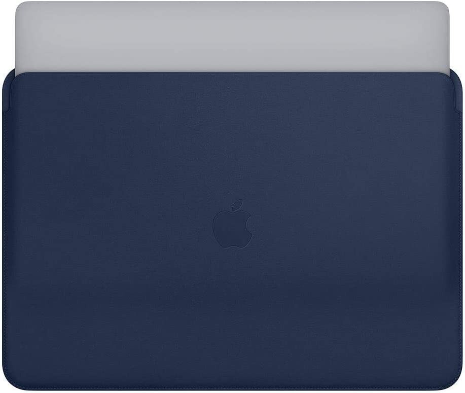 Original Apple Leather Sleeve for 15 Inch MacBook Pro Midnight Blue (MRQU2ZM/A)