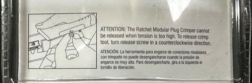 COMMERCIAL ELECTRIC 538443 Ratchet Modular Plug Crimper - Picture 6 of 6