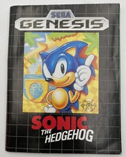 Vintage Sega Genesis Sonic the Hedgehog ToeJam and Earl Double Sided Poster