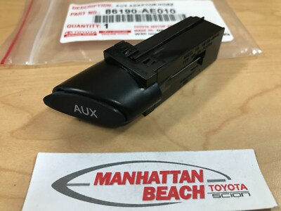 GENUINE TOYOTA 06-10 SIENNA AUX ADAPTER FACTORY REPLACEMENT 86190